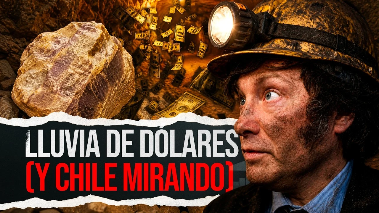 Periodista reportando noticias