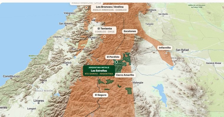 Argentina Metals amplía su presencia en Mendoza con adquisición estratégica de 19.000 hectáreas