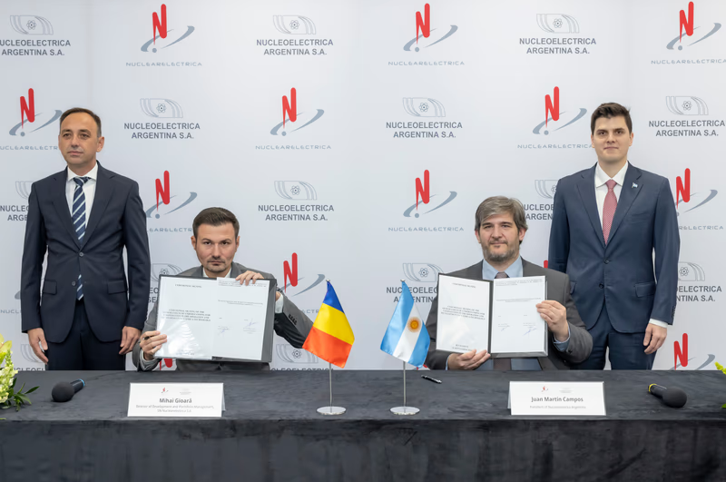 Argentina y Rumania sellan alianza nuclear para potenciar tecnología CANDU 6