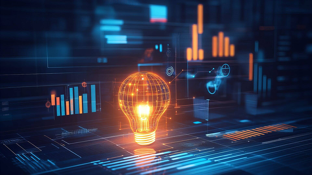 Periodista reportando noticias