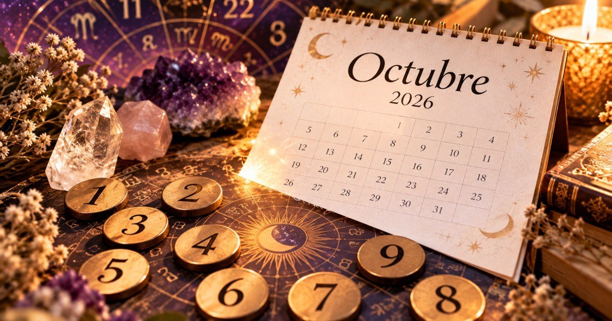 Energía de Octubre 2026: Impactos y Significados según la Numerología