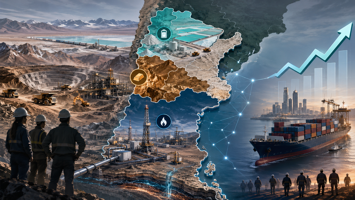 Energía y minería: los motores que redefinen el mapa productivo argentino