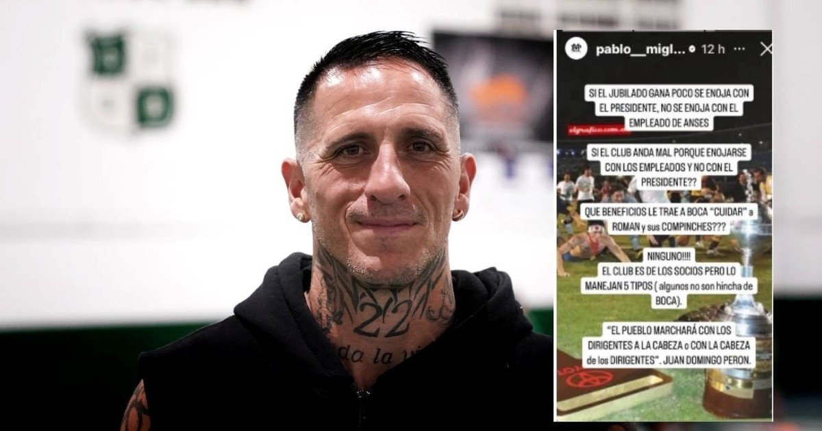 Pablo Migliore critica duramente a la dirigencia de Boca Juniors