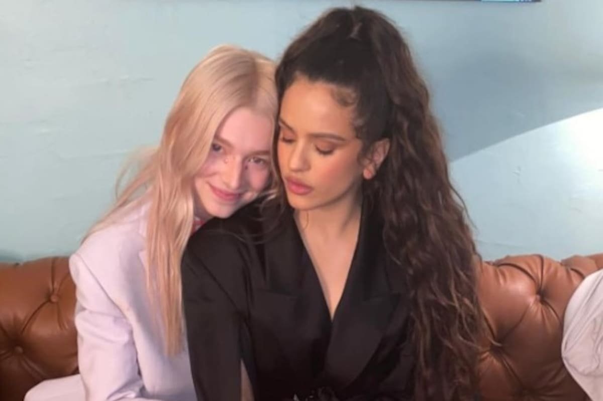 Rosalía revela detalles de su relación con Hunter Schafer