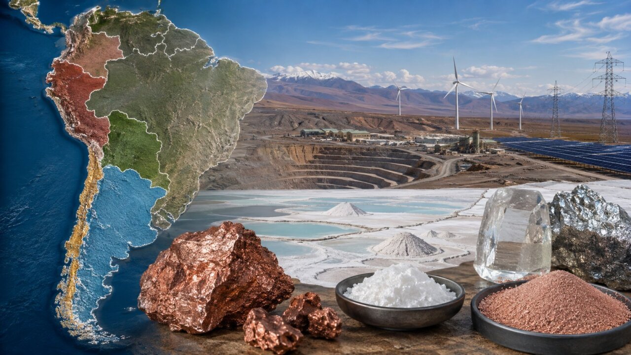 Sudamérica se une para potenciar su riqueza en minerales críticos