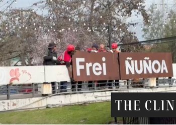 Retiran polémico cartel de Villa Frei tras reclamos de vecinos: Patrimonio confirmó que municipalidad de Ñuñoa no tenía autorización