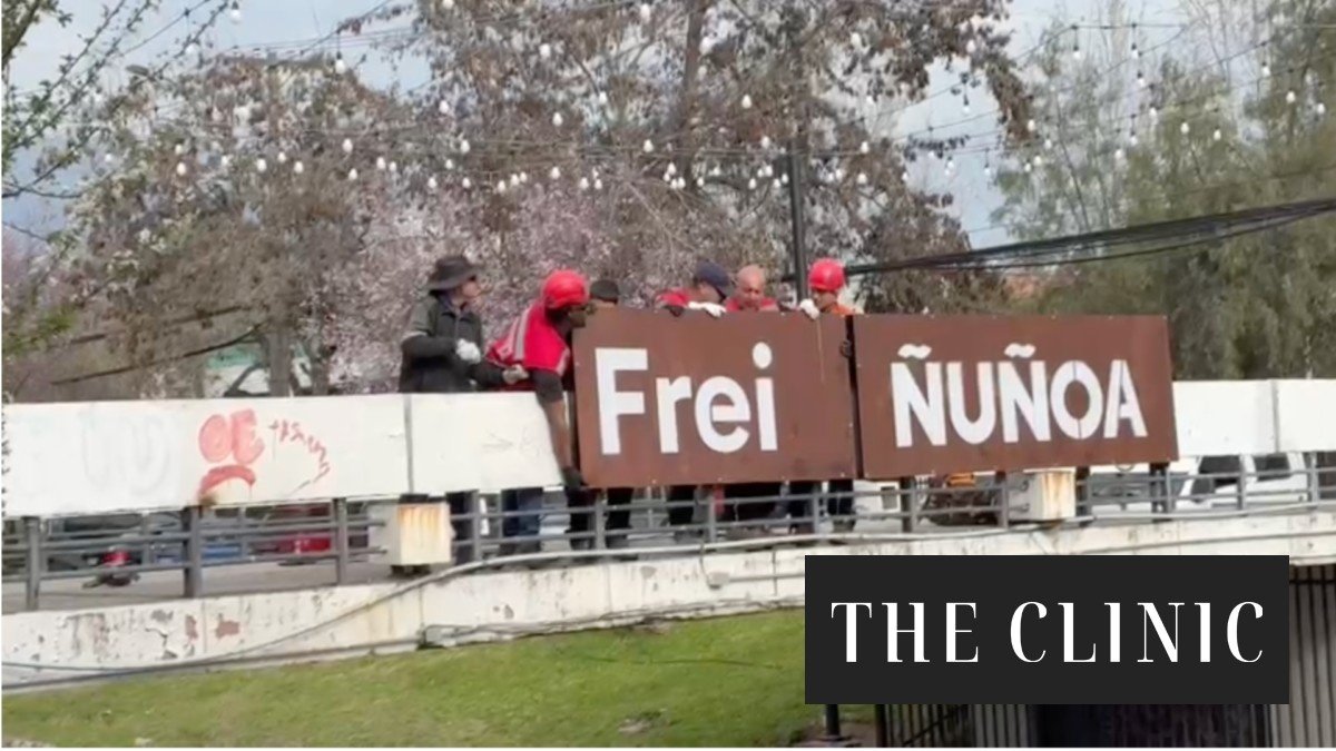 Retiran polémico cartel de Villa Frei tras reclamos de vecinos: Patrimonio confirmó que municipalidad de Ñuñoa no tenía autorización