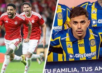 Guillermo Maripán y Vicente Pizarro festejaron triunfos de Internacional y Rosario Central