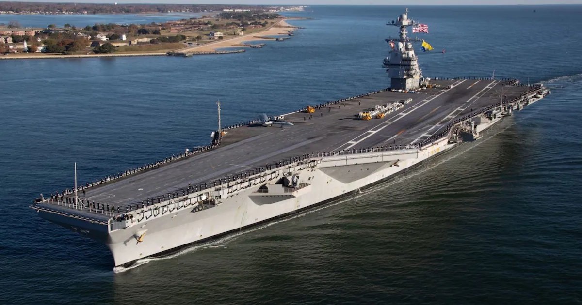 Irán amenaza con ataques a los “centros logísticos y de servicio” del portaaviones de Estados Unidos ‘USS Gerald Ford’