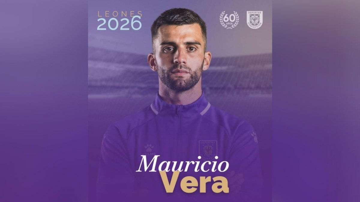 "Bienvenido al León": Deportes Concepción fichó al volante argentino Mauricio Vera