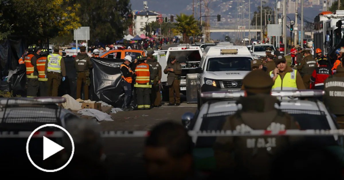 Fiscalía investiga a funcionario de la Armada por atropello en feria de Viña del Mar que dejó seis fallecidos y siete lesionados
