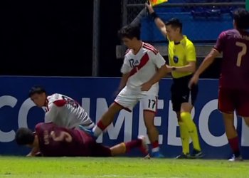 [VIDEO] Perú quedó con ocho jugadores: La insólita expulsión en el Sudamericano sub 17