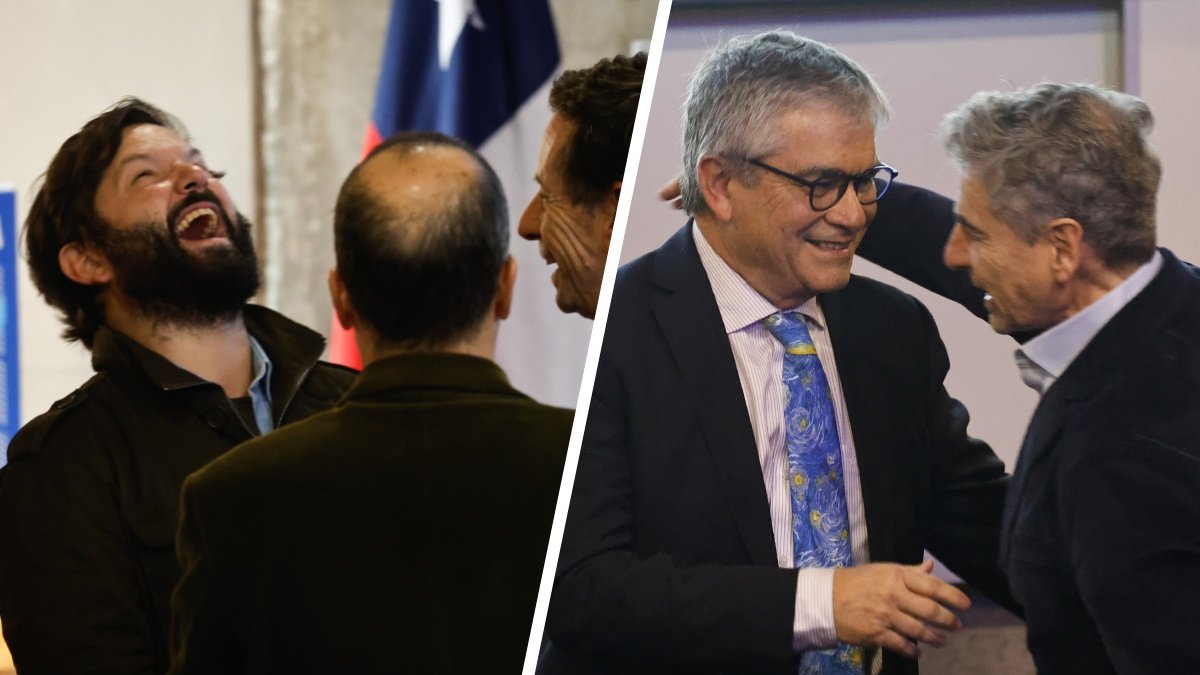 Con la presencia de Gabriel Boric, Mario Marcel lanzó su libro "La montaña rusa"