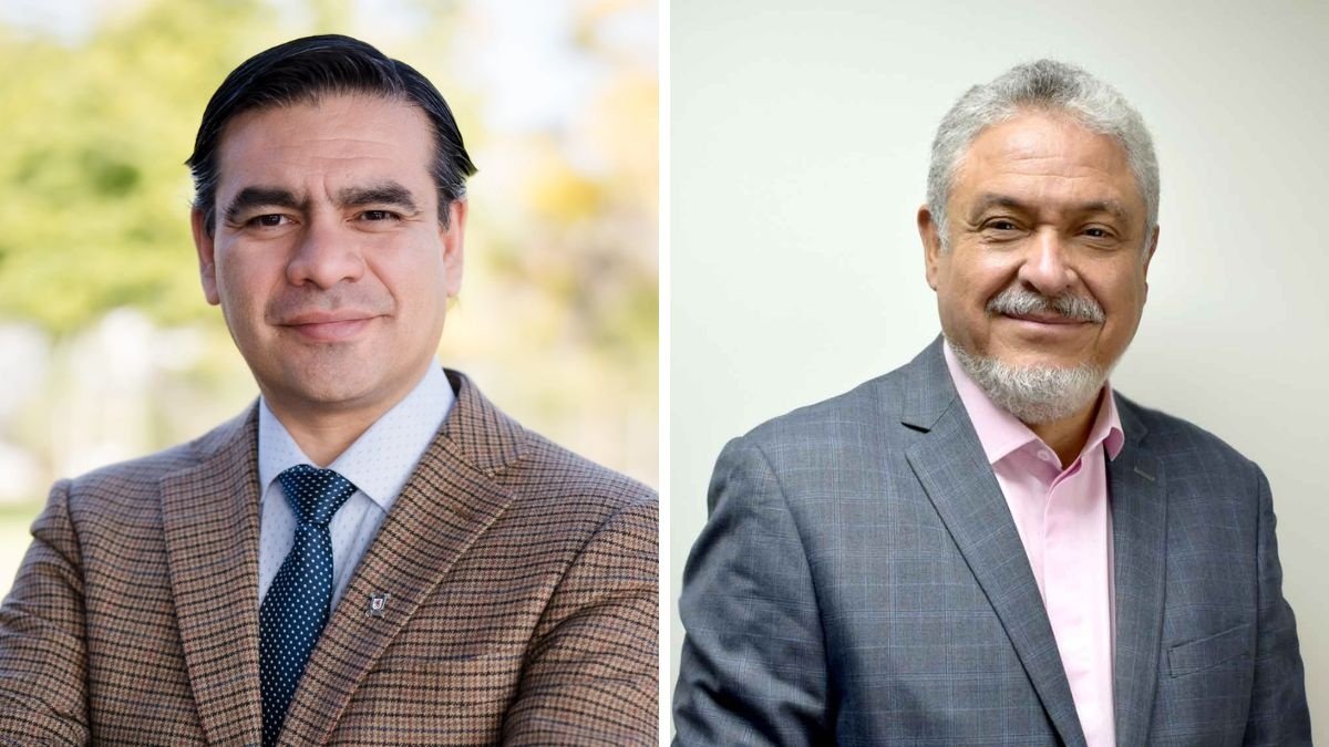 Periodista reportando noticias