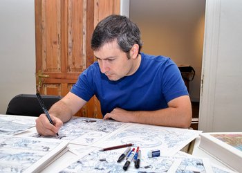 Quién es Gabriel Rodríguez y cómo un chileno llegó a ilustrar la nueva novela de Stephen King