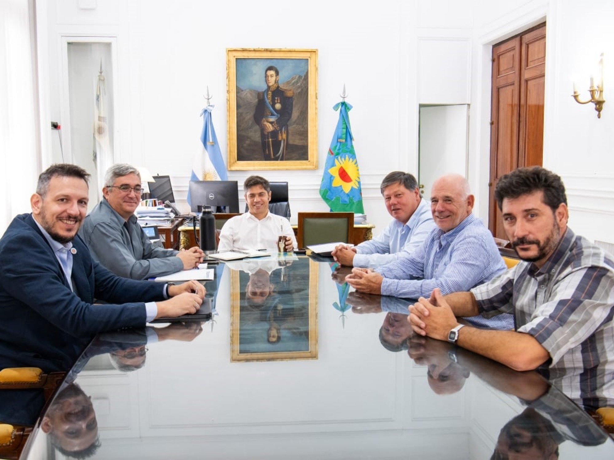 Kicillof recibió a los organizadores de Expoagro y confirmó que irá a la muestra