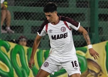 Matías Sepúlveda fue titular en el empate de Lanús ante Defensa y Justicia por el Torneo de Apertura