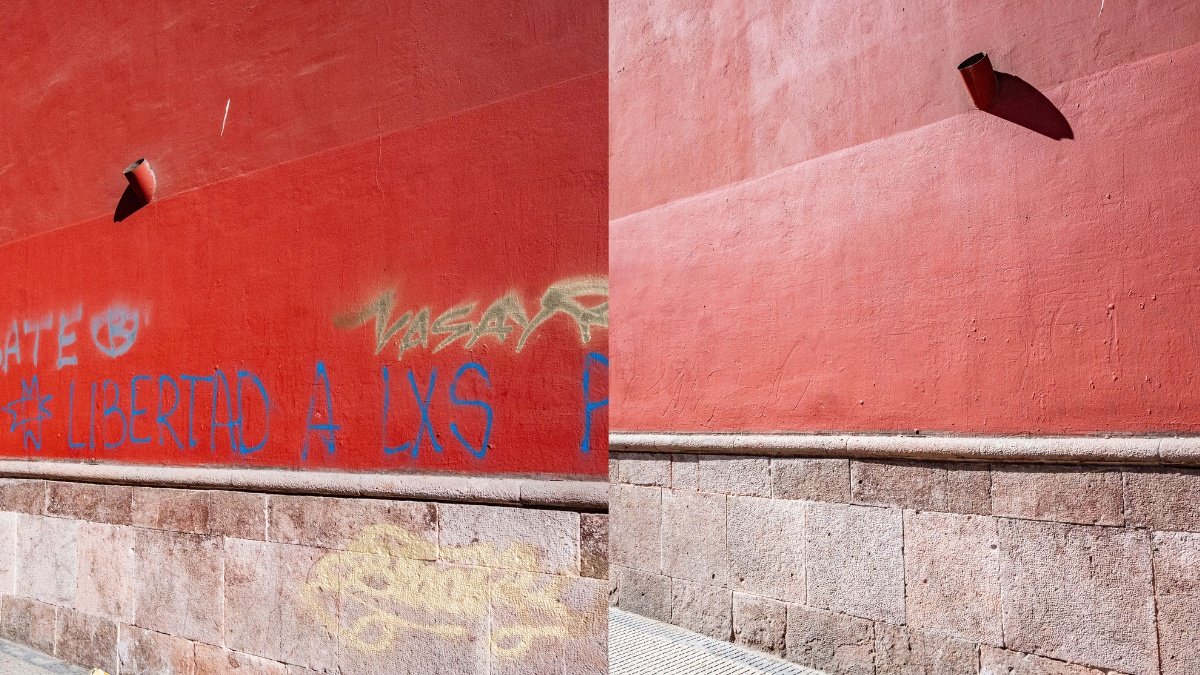 Santiago se prepara para el cambio de mando: borran miles de grafitis para que la Alameda esté “limpia y ordenada” para la jornada