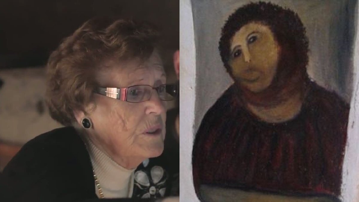 Murió la "restauradora" del Ecce Homo que fue fenómeno global en 2012