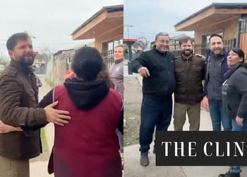La aparición de Boric recorriendo San Ramón tras su arremetida contra el Gobierno por las cifras de robos violentos