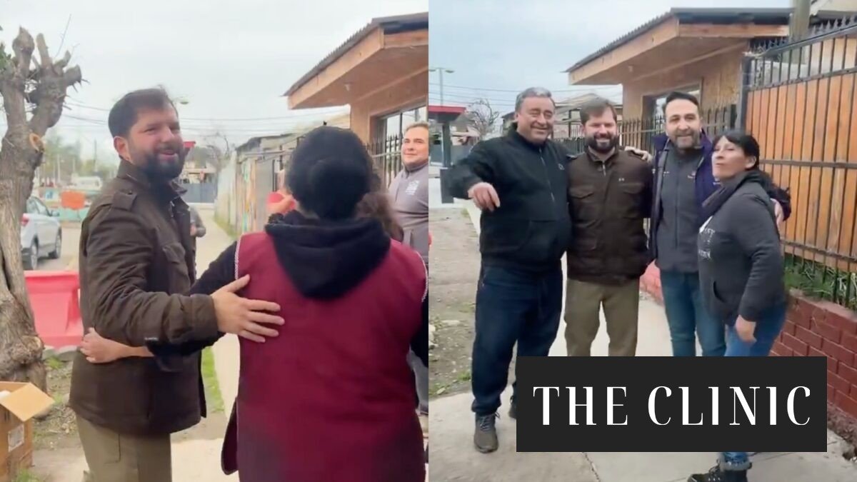La aparición de Boric recorriendo San Ramón tras su arremetida contra el Gobierno por las cifras de robos violentos