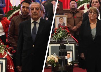 Expresidentes Frei y Bachelet hicieron guardia de honor en velatorio de Escalona