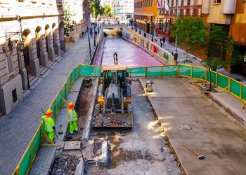El fin de los murales y pisos de colores: así luce el Paseo Bandera a un mes del inicio de las obras que traerán devuelta el tráfico a la calle