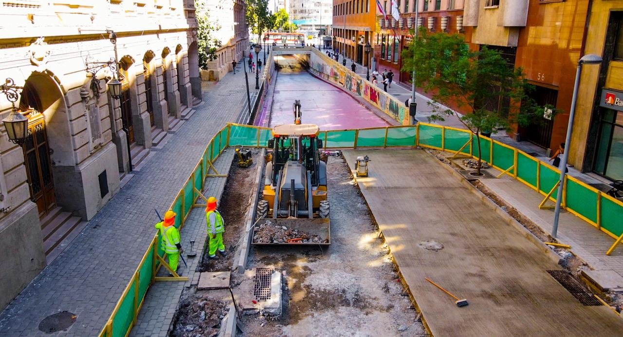 El fin de los murales y pisos de colores: así luce el Paseo Bandera a un mes del inicio de las obras que traerán devuelta el tráfico a la calle