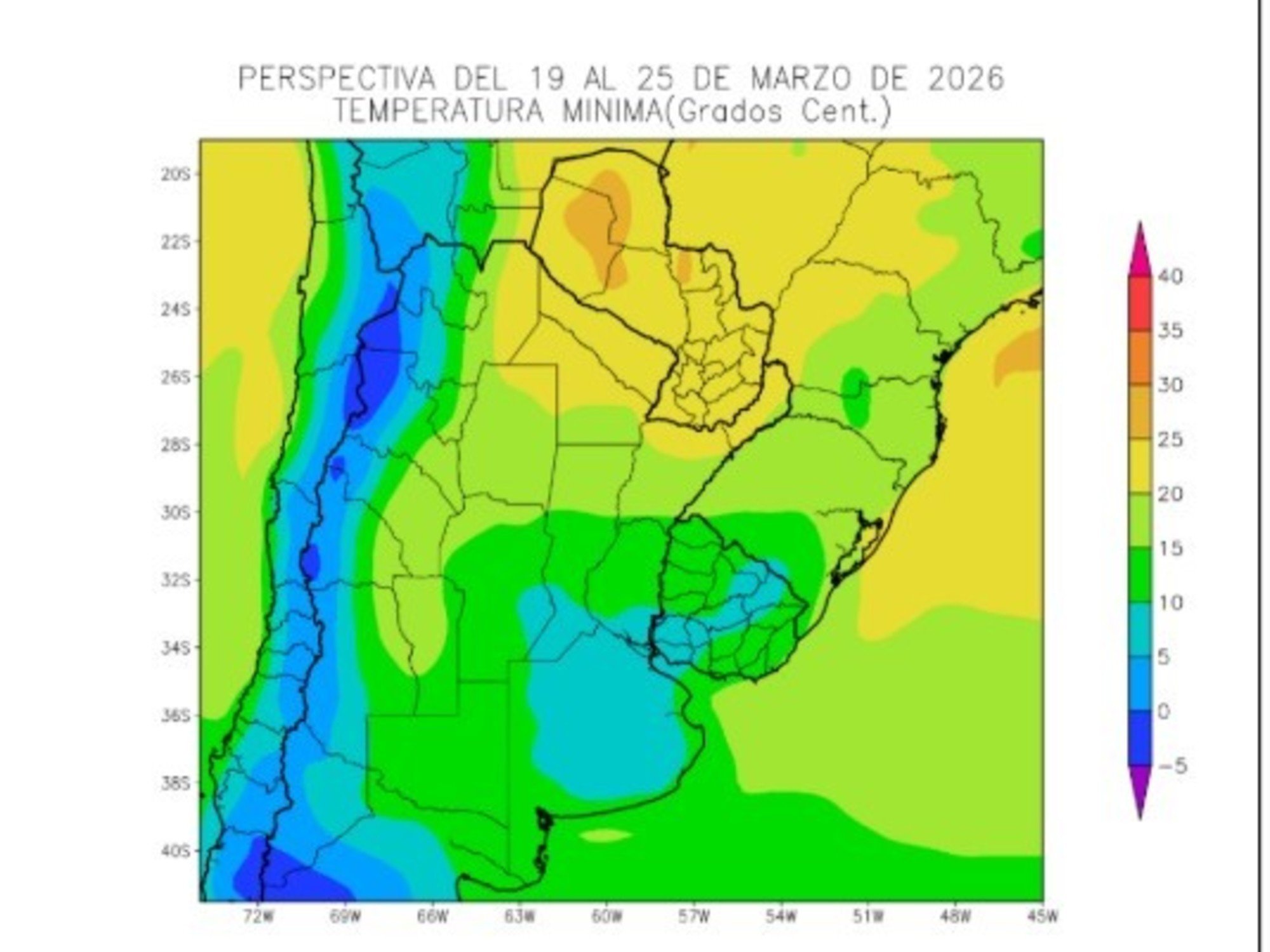 Clima: lluvias intensas en el norte y vaivenes térmicos marcarán las próximas dos semanas en el agro