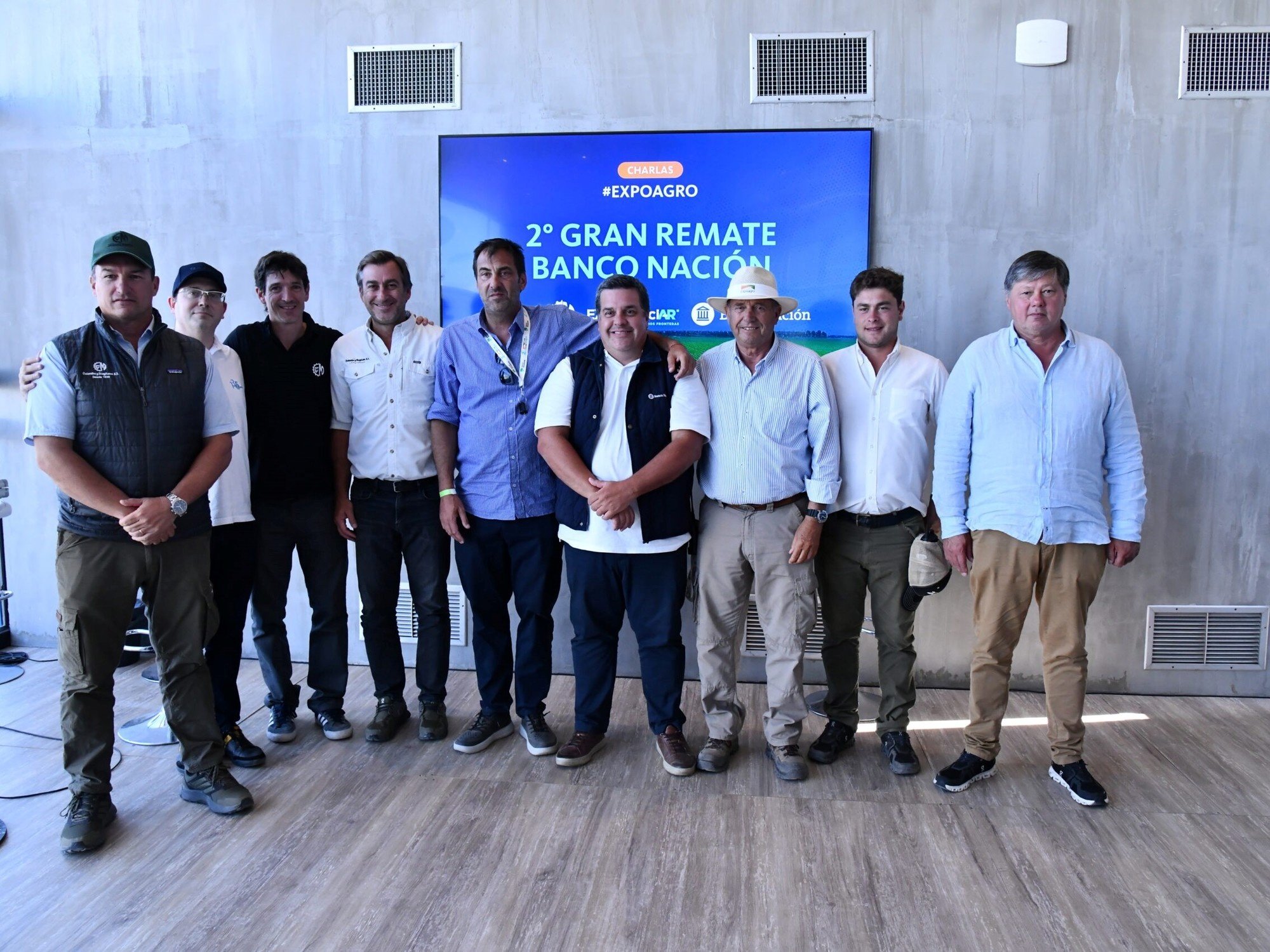 Con renovado entusiasmo, se presentó al 2° Gran Remate Banco Nación