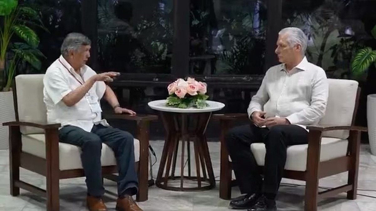Carmona viajó a Cuba por segunda vez este año y se reunió con Díaz-Canel