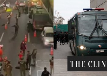 Emboscada terminó con un detenido: grupo interceptó bus de Gendarmería para intentar liberar a reos en La Cisterna