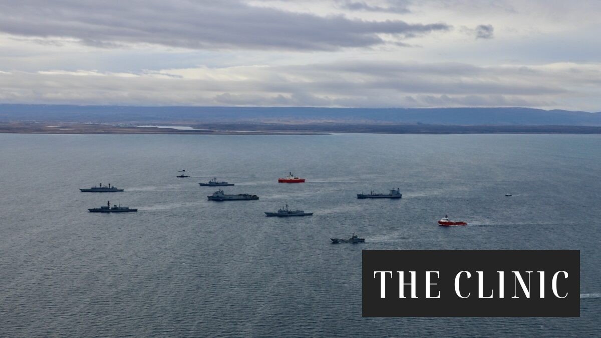 Armada exhibe despliegue de flota en el Estrecho de Magallanes tras bilateral entre Kast y Milei