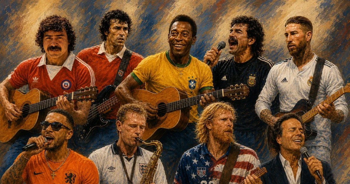 Caszely, Pelé, Don Elías y más: los 10 futbolistas que se convirtieron en cantantes y músicos