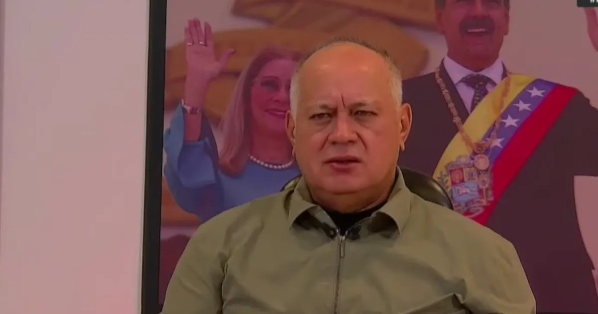 Diosdado Cabello califica a María Corina Machado como una “fugitiva de la justicia venezolana”
