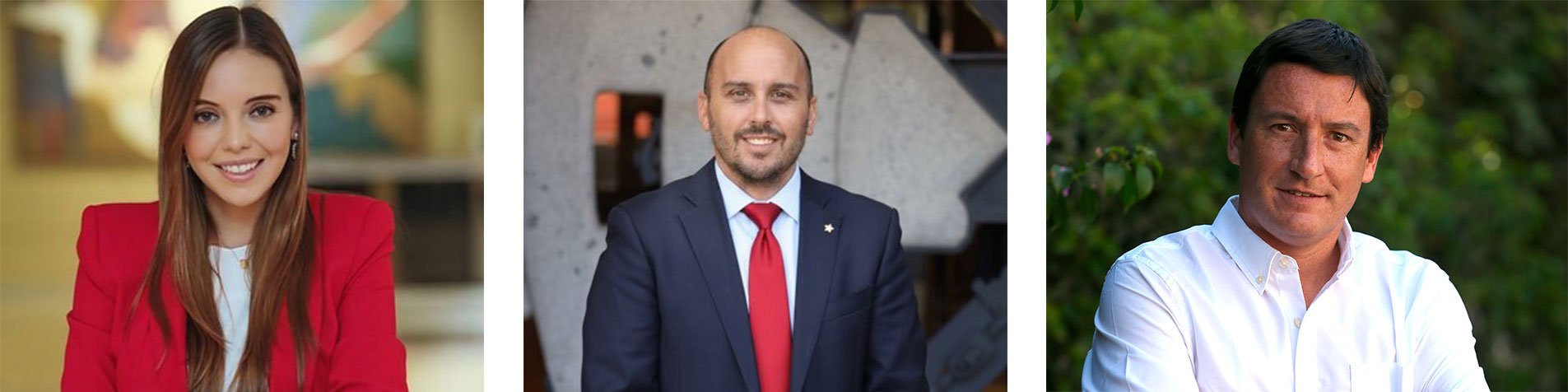 Periodista reportando noticias