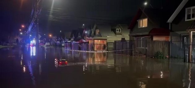 Sistema frontal: más de 1.100 damnificados y resguardo militar para viviendas evacuadas