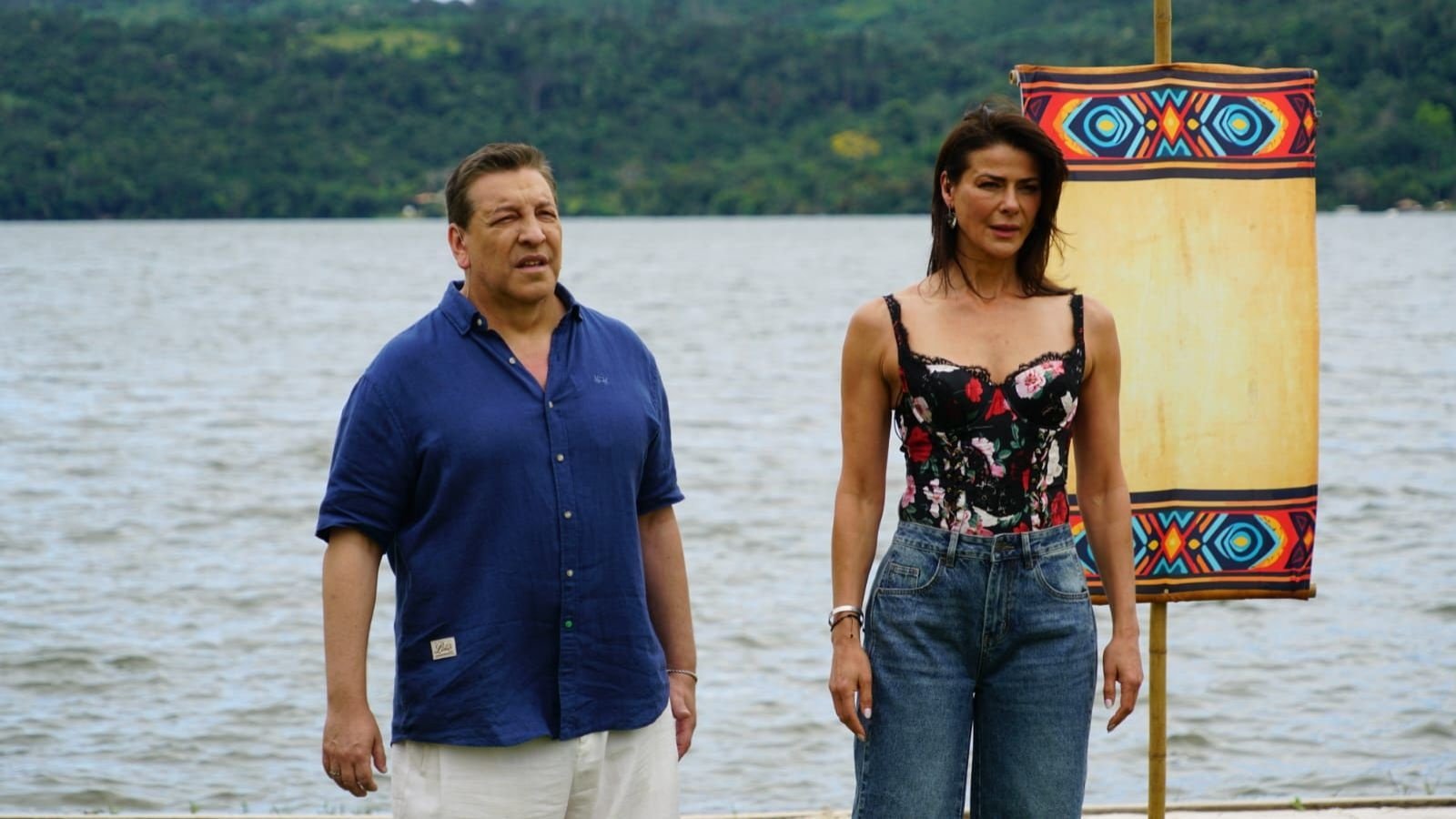 Mega revela las primeras imágenes de Julio César Rodríguez y Tonka Tomicic grabando “¿Volverías con tu ex? 2” en la selva peruana