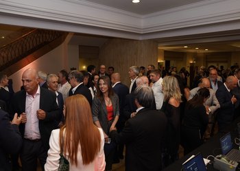 Macri, Kicillof y Pareja en la cena  que dio inicio a Expoagro