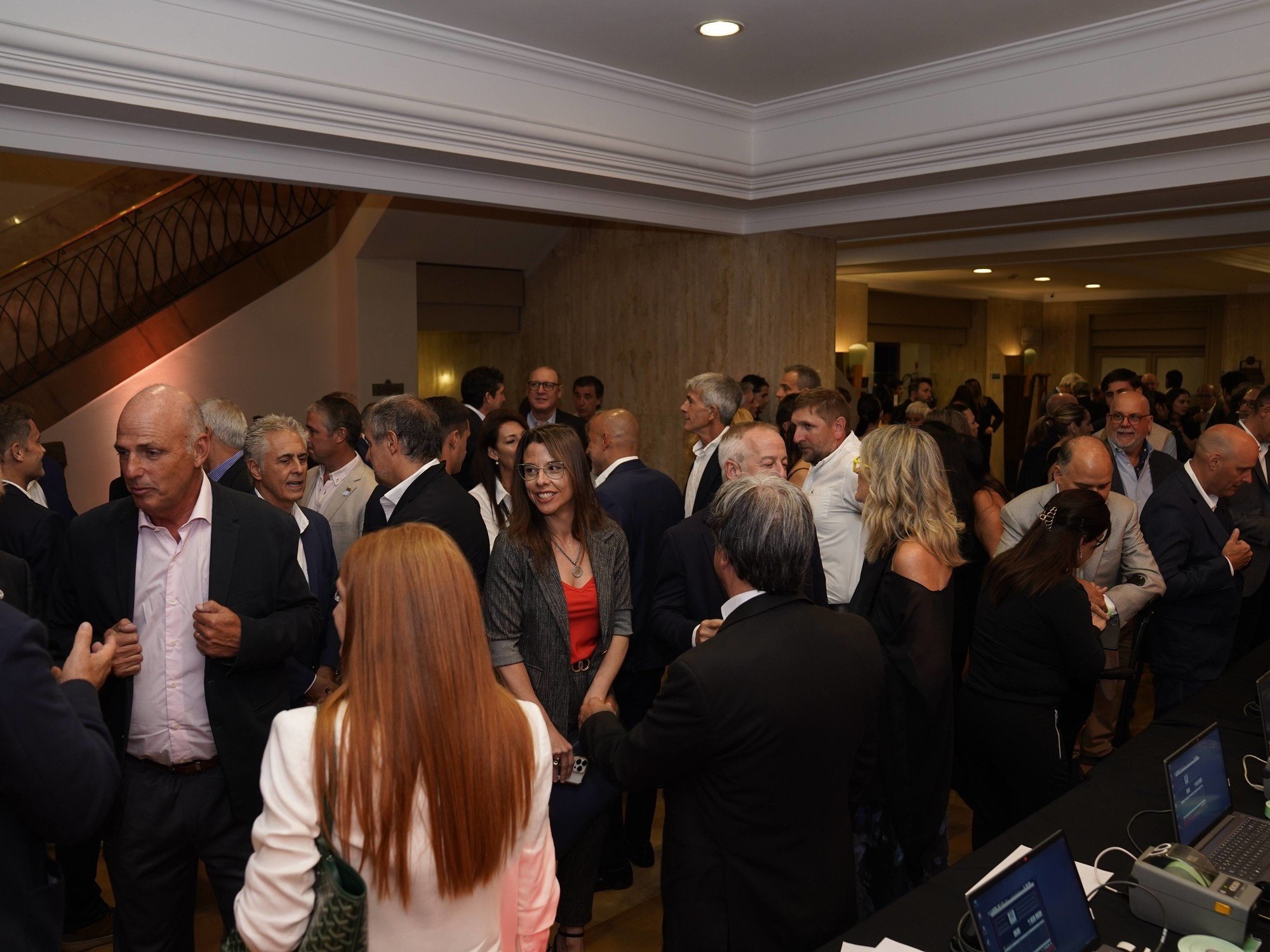 Macri, Kicillof y Pareja en la cena  que dio inicio a Expoagro