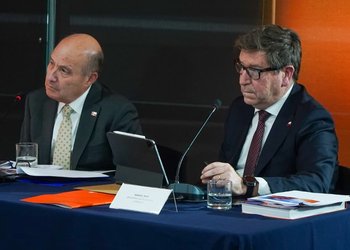 Ministro Quiroz tras junta de Codelco: “Vemos con preocupación el futuro de la compañía. Con preocupación y con atención”