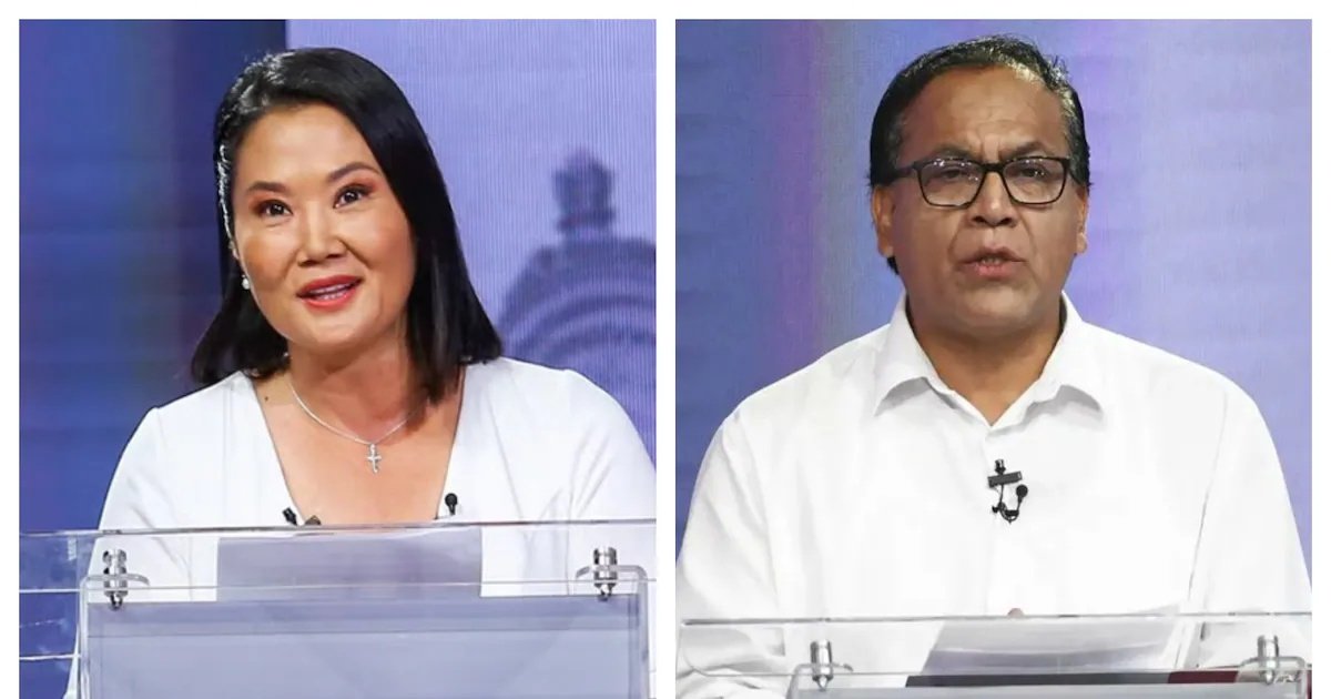 Fujimori mantiene una ventaja de 1.300 votos sobre Sánchez en las presidenciales de Perú, con el 98,2% escrutado