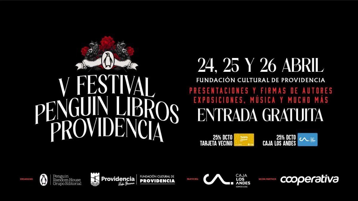 Literatura con entrada gratuita: Providencia recibe al V Festival Penguin