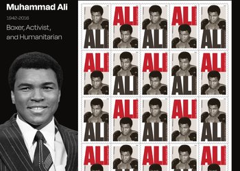 Mohamed Ali fue homenajeado con una estampilla del Servicio Postal de EE.UU.