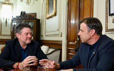 Delegado Codina se reúne con gobernador Orrego y acuerdan colaborar en recuperación de barrio Mapocho-La Chimba